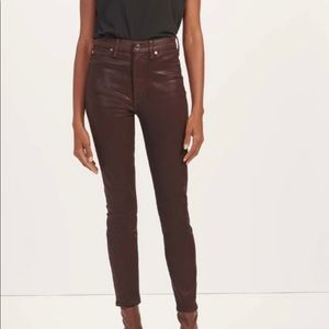 Seven for all mankind high waist ankle skinny jeans